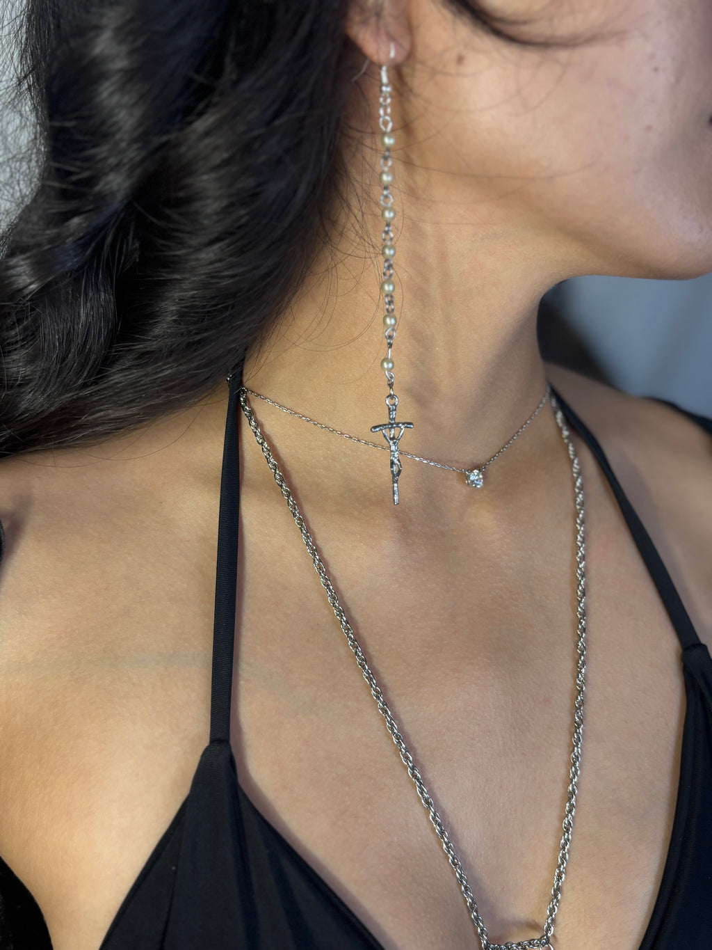 Venus jesus earrings