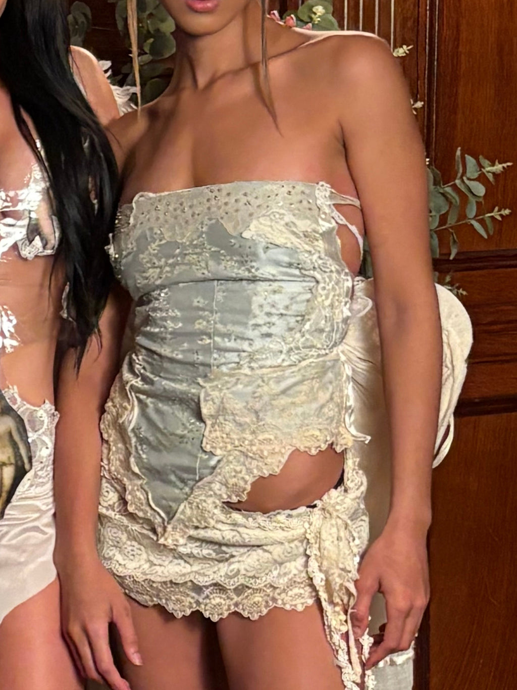 Nymph Green Tie Top
